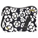 Сумка BUILT Laptop Sling наплечная 11-13", Summer Bloom, белый/черный