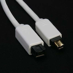 Logan FireWire 800 (9-pin) to FireWire 400 (4-pin) Cable - 2.0 