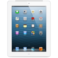 Apple iPad 4 Wi-Fi + Cellular 128GB - White - MЕ407